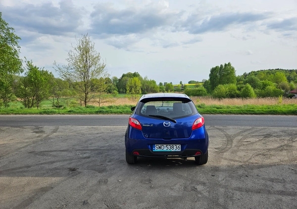 Mazda 2 cena 8000 przebieg: 176664, rok produkcji 2008 z Rybnik małe 596